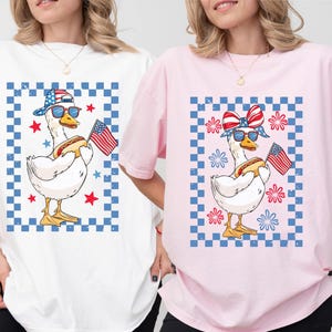 Independence Day Toddler Shirt, 4Th Of July Kids Tee, America Shirt Kids, American Goose with Flag, Fourth Of July Shirt, Kids Popular Shirt