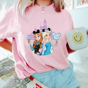 Princess Anna Shirt, Frozen Shirt, Frozen Anna Shirt, Princess Anna Shirt, Mickey Ears Tee, Frozen Characters, Disney Princess Shirts image 7