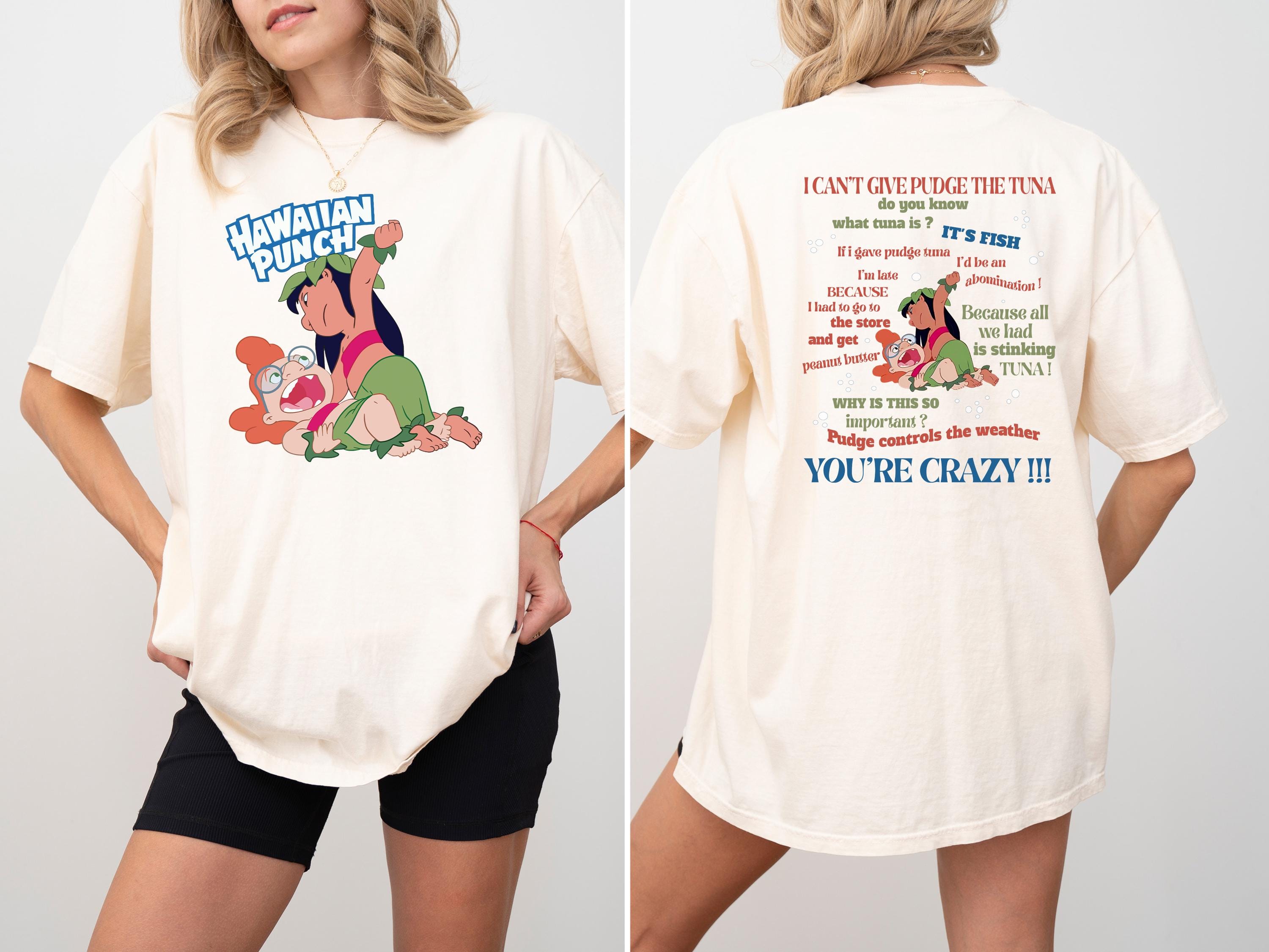 2 sided Disney Hawaiian Punch Parody Lilo Myrtle Tee, Hawaiian Punch Shirt, Lilo Hawaiian Punch Tshirt, Disneyland Lilo Stitch Shirt