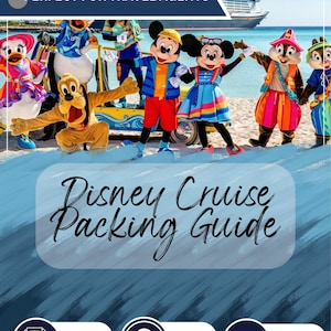 Disney Cruise Packing Guide for Travel Agents | Canva Template | Client Ready Packing Checklist | Cruise Packing List | Instant Download
