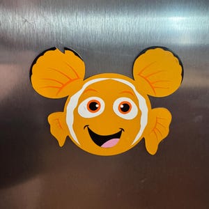 PIXAR Finding Nemo Themed Customizable Mickey Ear Magnets