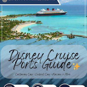 Disney Cruise Ports Guide for Travel Agents | Canva Template | Client Ready Cruise Port Guide | Excursion Planning Guide | Instant Download
