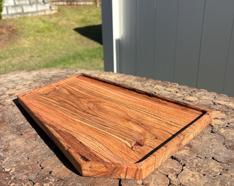 Modern eiken dienblad