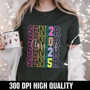Senior 2025 Png, Retro Graduation Png, Sublimation Design, Class Of 2025 Png, High School Senior Shirt Design Svg, Teacher Appreciation Gift
