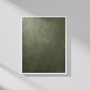 Olive Green Wall Art Print | Minimalist Abstract Texture, Printable Art, Digital Download, Modern Home Decor