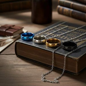 Elfs-scriptring met ketting: fantasiefilmsieraden