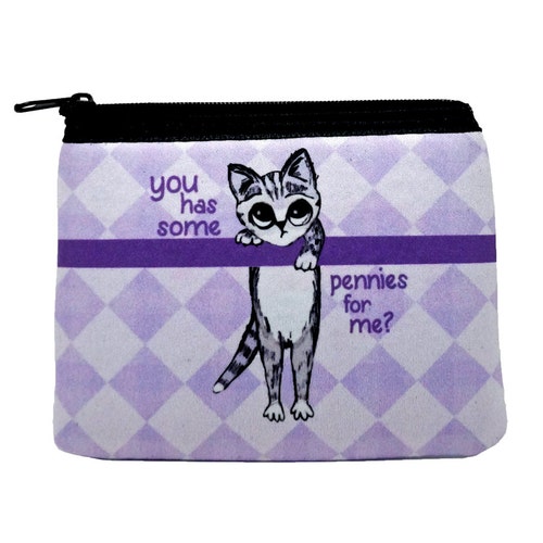 Kitty Rescue Cute Zipper Coin Purse