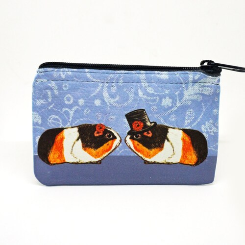 Guinea Pig Couple Coin Purse | Zipper Pouch