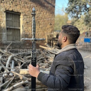 Alucard Castlevania Schwert Replika - Gothic Anime Stahl Langschwert, Cosplay Prop Bild 2