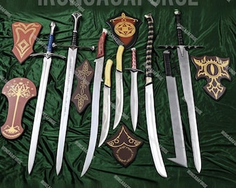 Hand-Forged Viking-Inspired Sword | Medieval Fantasy Decor Collectible