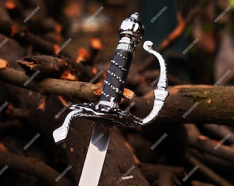 Handgeschmiedetes Rapier aus Kohlenstoffstahl | Maske von Zorro Inspirierte Replica