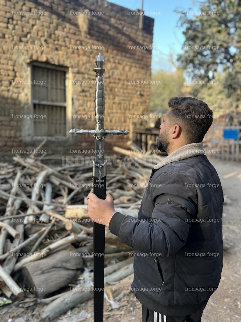 Alucard Castlevania Schwert Replika - Gothic Anime Stahl Langschwert, Cosplay Prop Bild 2