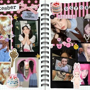 Monthly Dump Scrapbook Canva Template: Customizable Photo Collage ...