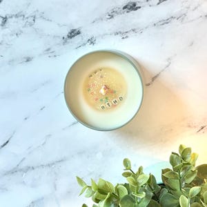 Custom Secret Message Candle, Hidden Message Gift, Unique Gift for Her or Him, Eras Candle, Friendship Bracelet Style Candle