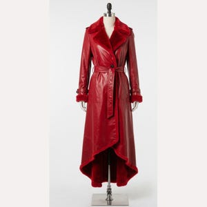 Leather Jacket Red Lining - Etsy