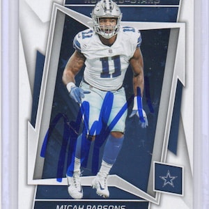 Handsignierte Micah Parsons Football Card Cowboys