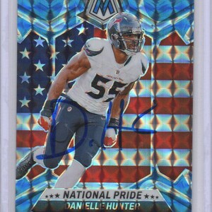 Handsignierte Danielle Hunter Football Card Signed Houston Texans