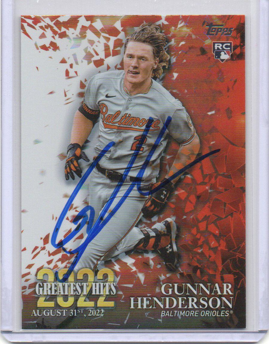 MLB ガナー・ヘンダーソン直筆サイン入りユニホーム　オリオールズ MLB ガナー・ヘンダーソン直筆サイン入りユニホーム オリオールズ MLB