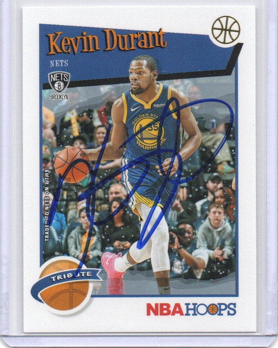 Autographed Kevin Durant Basketball Card Signed Golden State