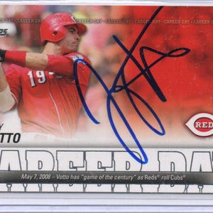 Handsignierte Joey Votto Baseball Karte Cincinnati Reds