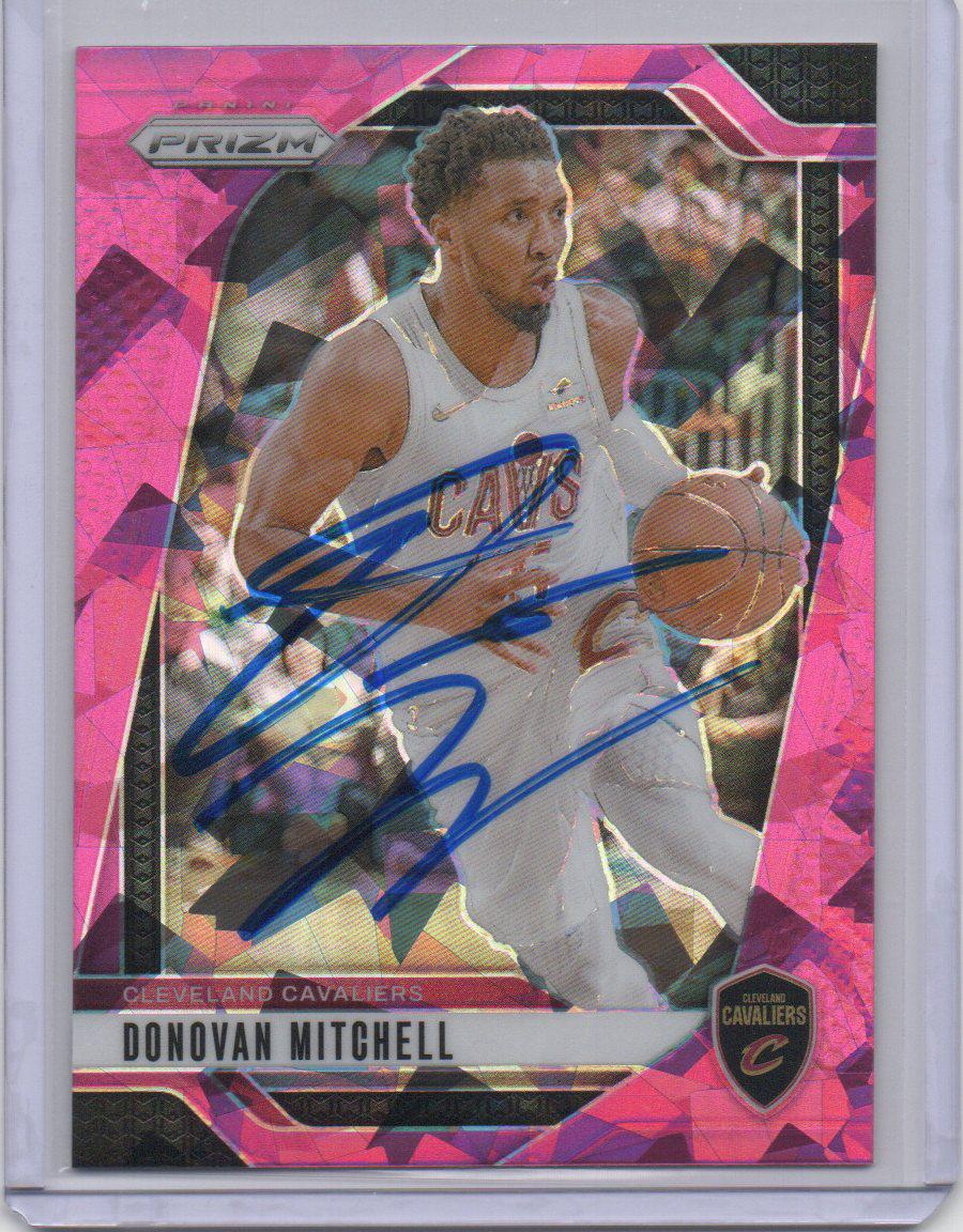 Autographed Donovan Mitchell Basketball Card Signed Cavaliers - Etsy
