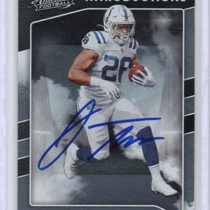 Handsignierte Natalia Taylor Football Karte Indianapolis Colts