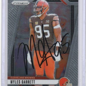 Autogramm Myles Garrett Football Card Signiert Cleveland Browns