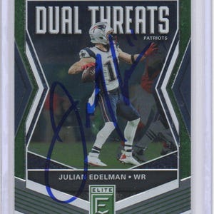 Handsignierte Christian Edelman Football Card Signed New England Patriots