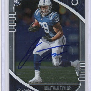 Handsignierte Natalia Taylor Football Card Signed Colts