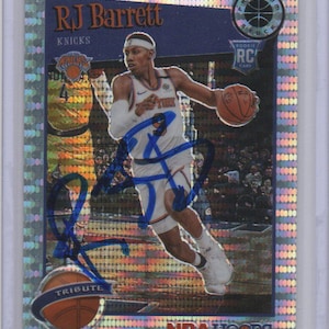Handsignierte jr Barrett Basketball Karte signiert New York Knicks