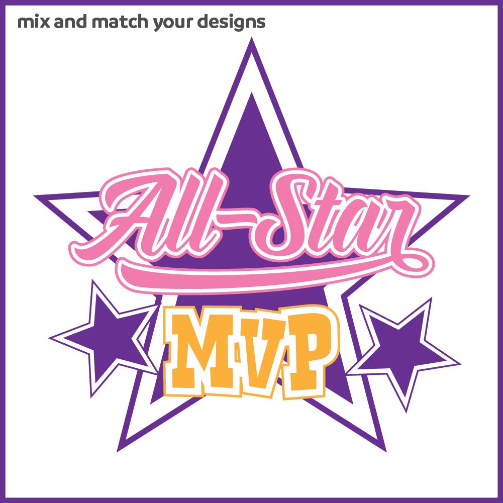 Digital Clip Art Allstar MVP and Stars Cliparts SVG Etsy Singapore