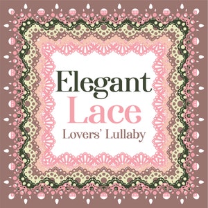 Elegant Inverted Lace Square Frames Clip Art (PNG & SVG)