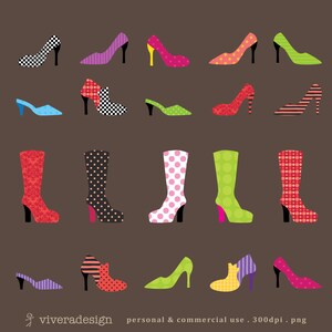 Imágenes prediseñadas digitales - Zapatos estampados