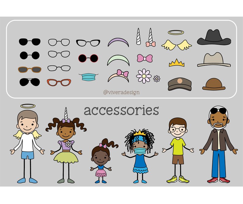 Download Vector Family Stick Figures SVG PDF EPS Line Art | Etsy