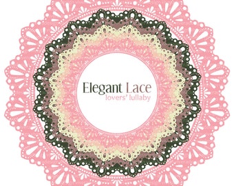 Circle Frames - Elegant Lace - Lovers' Lullaby