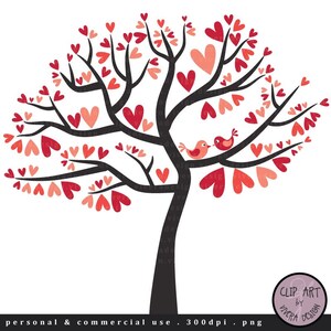 Love Birds in Bright Pink - Digital Clip Art - Etsy