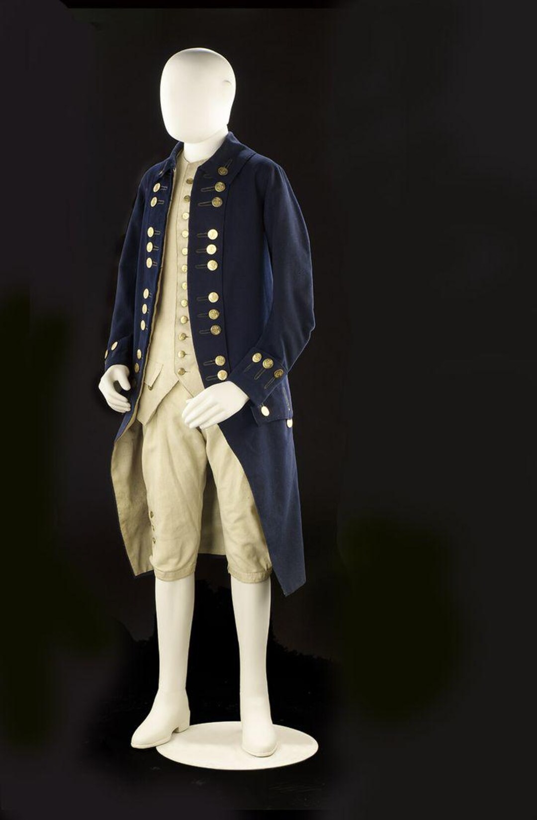 18thcentury Colonial Gentlemen Frock Coat Ensemble Revolutionary War ...