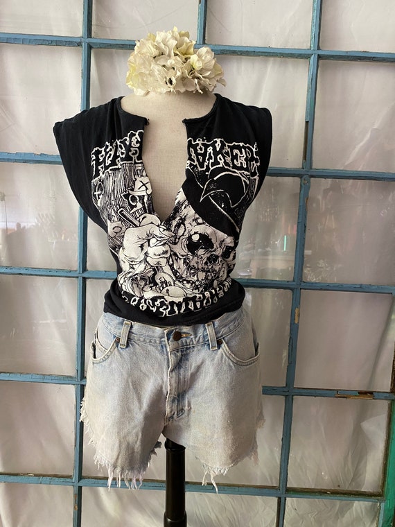 Vintage Lee Cut Off Denim Shorts