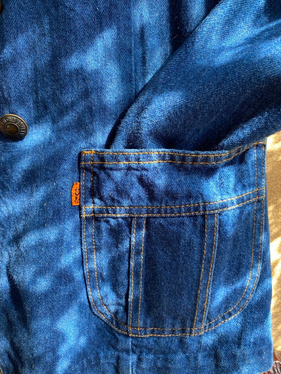 Levi’s Orange Tab Denim Blazer - image 5