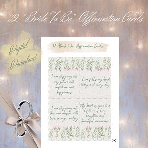 Cartes de vœux élégantes pour la mariée | Citations imprimables de positivité de mariage | Cartes Mentale nuptiale | Téléchargement numérique