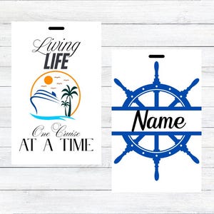 One Cruise at a Time Luggage Tag