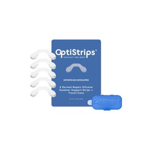 OptiStrips 5-Pack – Reusable Non-Slip Silicone Nose Pads for Glasses | Hypoallergenic Eyewear Strips, Anti-Slip Glasses Accessory