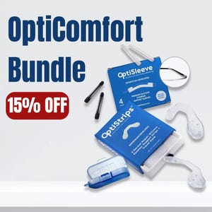 OptiComfort  Eyewear Bundle – Non-Slip Silicone Nose Pads & Sleeves for Glasses | Hypoallergenic, Anti-Slip, No Nose Marks, Comfort Solution