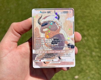 Avatar: The Last Airbender Appa Pokémon style card
