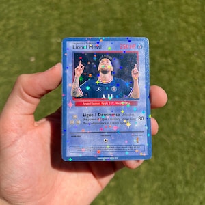 Leo Messi PSG Pokémon style card