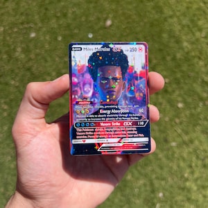 Carta estilo Pokémon Miles Morales GX