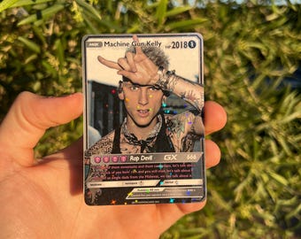 MGK Rap Devil Pokmon Style Card XX - Etsy MGK Rap Devil Pokmon Style Card XX - Etsy