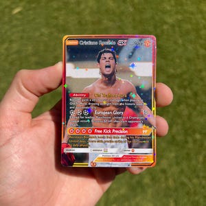 Carte CR7 Cristiano Ronaldo style Pokémon Manchester United GX
