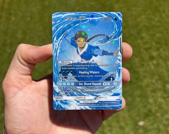 Avatar: the Last Airbender Katara Pokmon Style Card - Etsy Israel