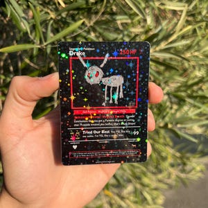 Carte de style Pokémon Drake pour tous les chiens